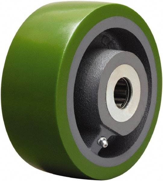 Hamilton - 6 Inch Diameter x 2-1/2 Inch Wide, Polyurethane on Cast Iron Caster Wheel - 1,600 Lb. Capacity, 3-1/4 Inch Hub Length, 1-15/16 Inch Axle Diameter, Plain Bore Bearing - All Tool & Supply