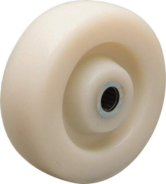 Hamilton - 6 Inch Diameter x 2 Inch Wide, Nylon Caster Wheel - 1,000 Lb. Capacity, 2-3/16 Inch Hub Length, 5/8 Inch Axle Diameter, Straight Roller Bearing - All Tool & Supply