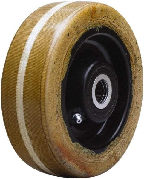 Hamilton - 6 Inch Diameter x 2 Inch Wide, Phenolic Caster Wheel - 1,500 Lb. Capacity, 2-3/16 Inch Hub Length, 5/8 Inch Axle Diameter, Straight Roller Bearing - All Tool & Supply