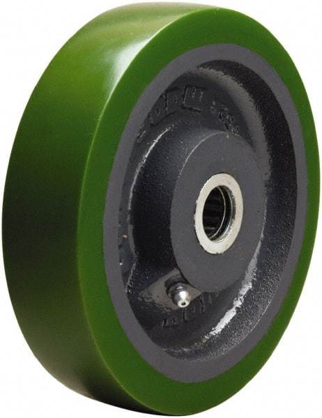 Hamilton - 6 Inch Diameter x 1-1/2 Inch Wide, Polyurethane on Cast Iron Caster Wheel - 850 Lb. Capacity, 1-3/4 Inch Hub Length, 1-3/16 Inch Axle Diameter, Plain Bore Bearing - All Tool & Supply