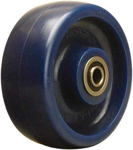 Hamilton - 5 Inch Diameter x 2 Inch Wide, Polyurethane Caster Wheel - 900 Lb. Capacity, 2-7/16 Inch Hub Length, 1/2 Inch Axle Diameter, Sealed Precision Ball Bearing - All Tool & Supply