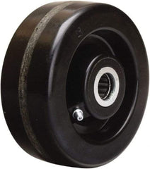 Hamilton - 5 Inch Diameter x 2 Inch Wide, Phenolic Caster Wheel - 1,000 Lb. Capacity, 2-3/16 Inch Hub Length, 1/2 Inch Axle Diameter, Straight Roller Bearing - All Tool & Supply