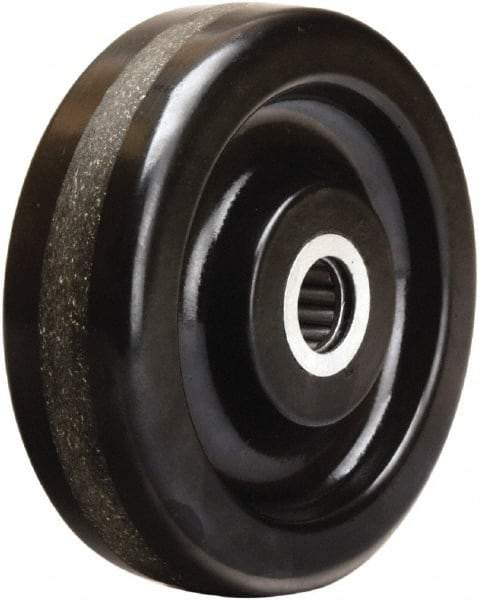 Hamilton - 5 Inch Diameter x 1-1/2 Inch Wide, Phenolic Caster Wheel - 600 Lb. Capacity, 1-5/8 Inch Hub Length, 1/2 Inch Axle Diameter, Straight Roller Bearing - All Tool & Supply