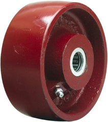 Hamilton - 5 Inch Diameter x 2 Inch Wide, Cast Iron Caster Wheel - 1,300 Lb. Capacity, 2-1/4 Inch Hub Length, 3/4 Inch Axle Diameter, Tapered Roller Bearing - All Tool & Supply