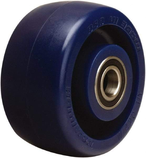 Hamilton - 4 Inch Diameter x 2 Inch Wide, Polyurethane Caster Wheel - 750 Lb. Capacity, 2-7/16 Inch Hub Length, 1/2 Inch Axle Diameter, Sealed Precision Ball Bearing - All Tool & Supply