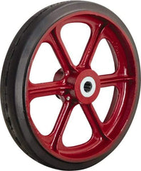 Hamilton - 16 Inch Diameter x 3 Inch Wide, Rubber on Cast Iron Caster Wheel - 1,420 Lb. Capacity, 3-1/4 Inch Hub Length, 1-15/16 Inch Axle Diameter, Plain Bore Bearing - All Tool & Supply