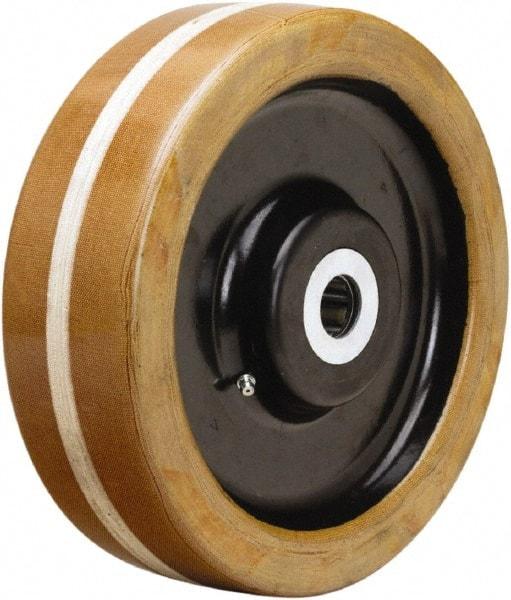 Hamilton - 10 Inch Diameter x 3 Inch Wide, Phenolic Caster Wheel - 3,600 Lb. Capacity, 3-1/4 Inch Hub Length, 1 Inch Axle Diameter, Tapered Roller Bearing - All Tool & Supply