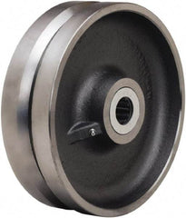 Hamilton - 10 Inch Diameter x 3 Inch Wide, Forged Steel V-Groove Caster Wheel - 4,500 Lb. Capacity, 3-1/4 Inch Hub Length, 3/4 Inch Axle Diameter, Tapered Roller Bearing - All Tool & Supply