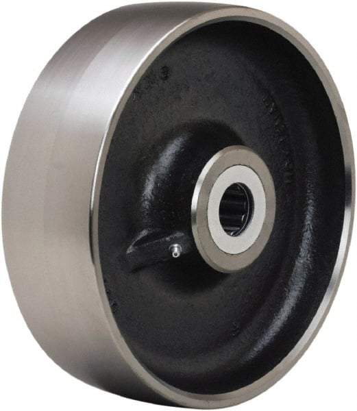 Hamilton - 10 Inch Diameter x 3 Inch Wide, Forged Steel Caster Wheel - 5,500 Lb. Capacity, 3-1/4 Inch Hub Length, 1-1/4 Inch Axle Diameter, Straight Roller Bearing - All Tool & Supply