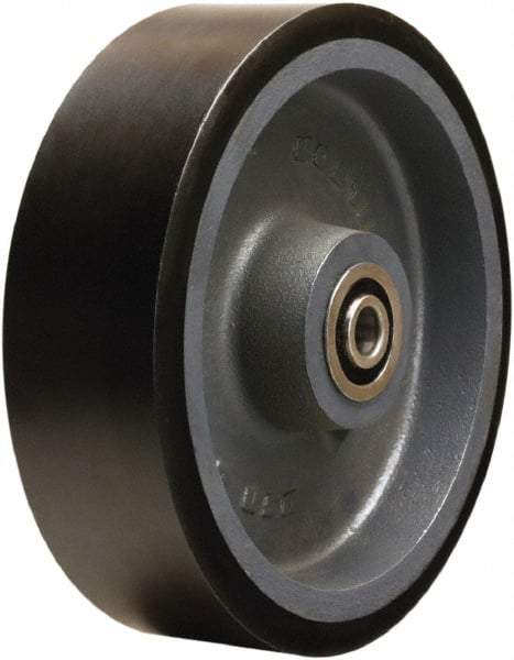 Hamilton - 12 Inch Diameter x 3 Inch Wide, Polyurethane on Cast Iron Caster Wheel - 4,550 Lb. Capacity, 3-1/4 Inch Hub Length, 3/4 Inch Axle Diameter, Tapered Roller Bearing - All Tool & Supply