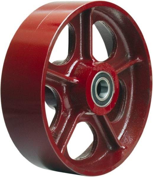 Hamilton - 10 Inch Diameter x 2-1/2 Inch Wide, Cast Iron Caster Wheel - 2,500 Lb. Capacity, 3-1/4 Inch Hub Length, 3/4 Inch Axle Diameter, Precision Ball Bearing - All Tool & Supply