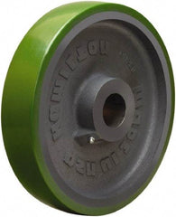 Hamilton - 12 Inch Diameter x 2-1/2 Inch Wide, Polyurethane on Cast Iron Caster Wheel - 2,800 Lb. Capacity, 3-1/4 Inch Hub Length, 3/4 Inch Axle Diameter, Tapered Roller Bearing - All Tool & Supply