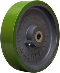 Hamilton - 12 Inch Diameter x 3 Inch Wide, Polyurethane on Cast Iron Caster Wheel - 3,500 Lb. Capacity, 3-1/4 Inch Hub Length, 1-1/2 Inch Axle Diameter, Straight Roller Bearing - All Tool & Supply