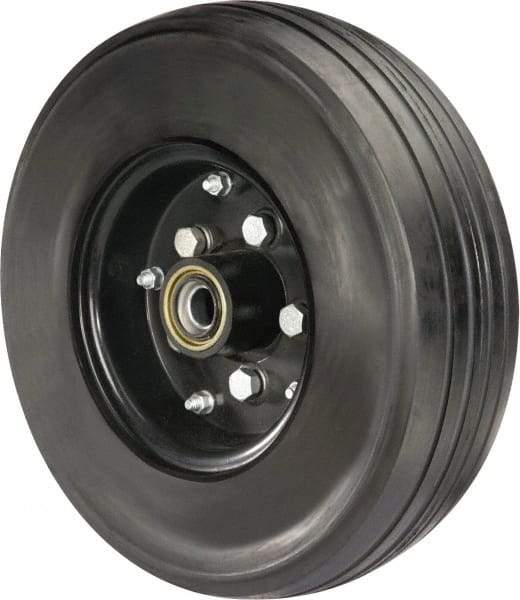 Hamilton - 21 Inch Diameter x 6 Inch Wide, Rubber Caster Wheel - 4,200 Lb. Capacity, 4-1/2 Inch Hub Length, 1-1/4 Inch Axle Diameter, Tapered Roller Bearing - All Tool & Supply