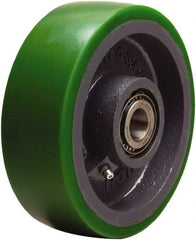 Hamilton - 6 Inch Diameter x 2 Inch Wide, Polyurethane on Cast Iron Caster Wheel - 1,200 Lb. Capacity, 2-1/4 Inch Hub Length, 3/4 Inch Axle Diameter, Tapered Roller Bearing - All Tool & Supply