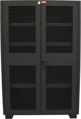 Jamco - 4 Shelf Visible Storage Cabinet - Steel, 60" Wide x 24" Deep x 78" High, Black - All Tool & Supply