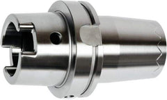 HAIMER - 25mm Hole Diam, HSK100A Taper Shank Shrink Fit Tool Holder & Adapter - 110mm Projection, 63mm Nose Diam, 58mm Clamping Depth, 25,000 RPM, Through Coolant - Exact Industrial Supply