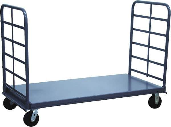 Jamco - 2,000 Lb Capacity Platform Truck - Steel Deck, 60" OAW, 10" Platform Height, Phenolic Casters - All Tool & Supply