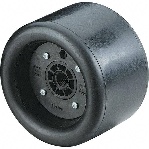 Dynabrade - 5" Wheel OD, 3-1/2" Wheel Width, 3,500 RPM, Aluminum, Pneumatic Wheel without Hub - 15-1/2" Long x 3-1/2" Wide, 1/2" Wheel Arbor Hole - All Tool & Supply