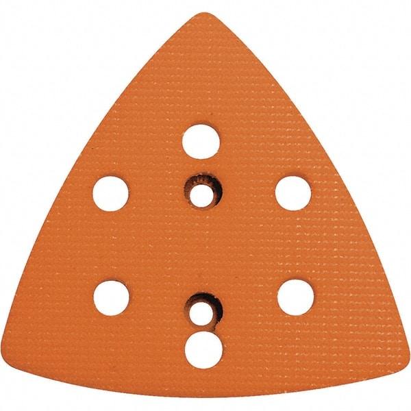 Dynabrade - Triangular Hook Face Backing Pad - Dynafine Compatible, Screw Attachment, Vacuum Pad, 3/8" Thick, Soft Density - All Tool & Supply