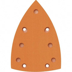 Dynabrade - 5-5/8 x 3-7/8" Triangular Hook Face Backing Pad - Dynabug II Compatible, Screw Attachment, Vacuum Pad, 3/8" Thick, Medium Density, Short Nap - All Tool & Supply