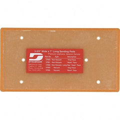 Dynabrade - 7-3/4 x 2-3/4" Rectangular Loop Face Backing Pad - Dynabug II & Dynaline Compatible, Screw Attachment, Vacuum Pad, 3/8" Thick, Medium Density - All Tool & Supply