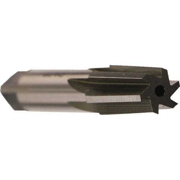 Emuge - 3/4" Pipe, 7/8" Small End Diam, 0.7874" Straight Shank, 35mm Flute, Taper Pipe Reamer - All Tool & Supply