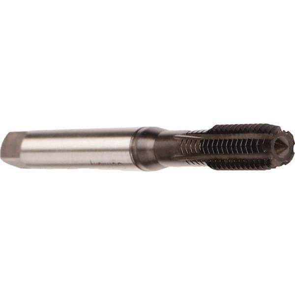 Emuge - M5x0.80 Metric Coarse 6HX Modified Bottoming Thread Forming Tap - Cobalt, Bright Finish, 70mm OAL, 15mm Thread Length, Right Hand Thread - All Tool & Supply