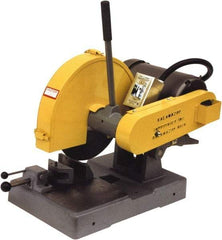 Kalamazoo - 14" Blade Diam, 1" Arbor Hole, Straight Chop & Cutoff Saw - 4,400 RPM, 5 hp, 220 Volts, 1 Phase - All Tool & Supply