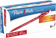 Paper Mate - 1mm Ball Point Stick Pen - Red - All Tool & Supply