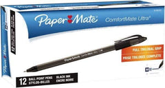 Paper Mate - 1mm Ball Point Stick Pen - Black - All Tool & Supply