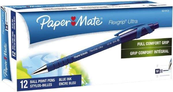 Paper Mate - 1mm Ball Point Retractable Pen - Blue - All Tool & Supply