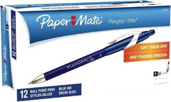 Paper Mate - 0.8mm Ball Point Retractable Pen - Blue - All Tool & Supply