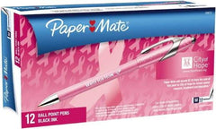 Paper Mate - 1mm Ball Point Retractable Pen - Black - All Tool & Supply