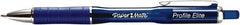 Paper Mate - 1.4mm Ball Point Retractable Pen - Blue - All Tool & Supply