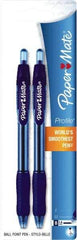 Paper Mate - 1.4mm Ball Point Retractable Pen - Blue - All Tool & Supply