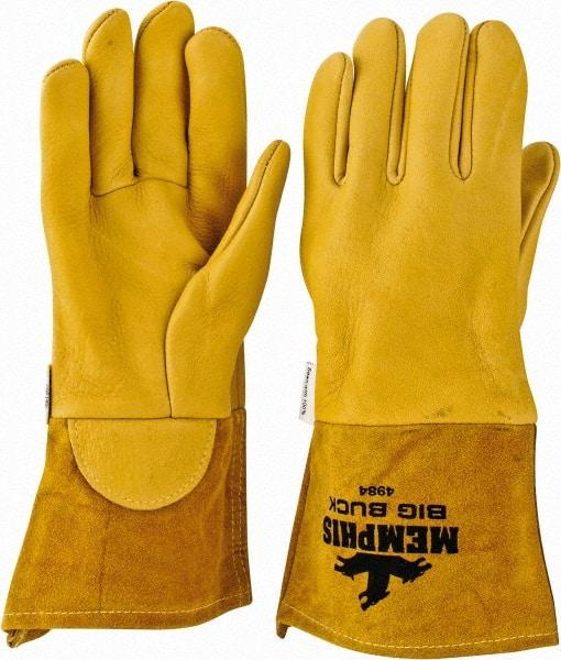 MCR Safety - Size XL Unlined Deerskin Welding Glove - Tan, Pair - All Tool & Supply