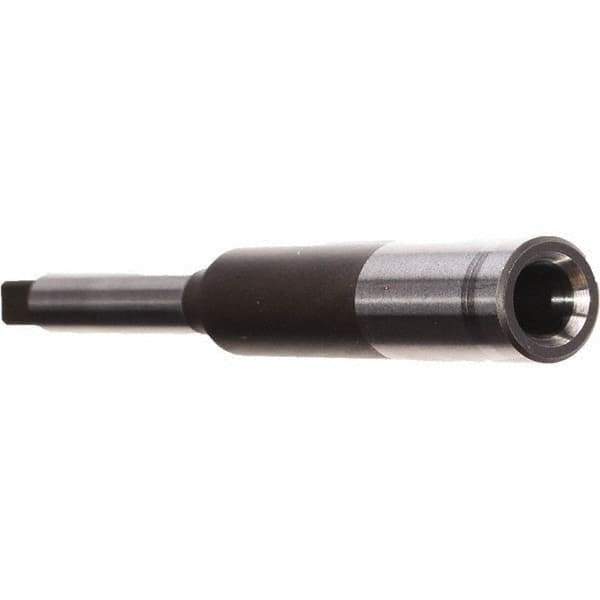 Emuge - 12mm Shank Diam, 12mm Hole Diam, Straight Shank Shrink Fit Tool Holder & Adapter - 18mm Nose Diam, 46mm Clamping Depth, Through Coolant - Exact Industrial Supply