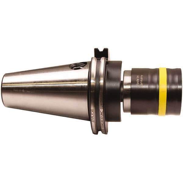 Emuge - 30mm Straight Shank Diam Tension & Compression Tapping Chuck - M4.5 Min Tap Capacity, 88mm Projection, Size 3 Adapter, Quick Change - Exact Industrial Supply