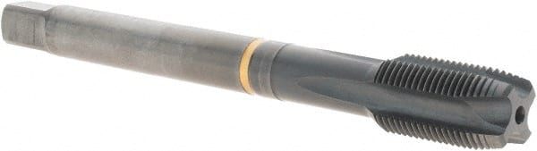 Spiral Point Tap: M12 x 1, Metric Fine, 4 Flutes, Plug, 6H, Cobalt, Oxide Finish 0.7874″ Thread Length, 3.937″ OAL, Right Hand, D5, Series 5723