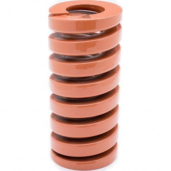 Associated Spring Raymond - 60mm Hole Diam, 30mm Rod Diam, 200mm Free Length, Brown Die Spring - All Tool & Supply