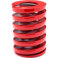 Associated Spring Raymond - 22mm Hole Diam, 11mm Rod Diam, 55mm Free Length, Red Die Spring - All Tool & Supply