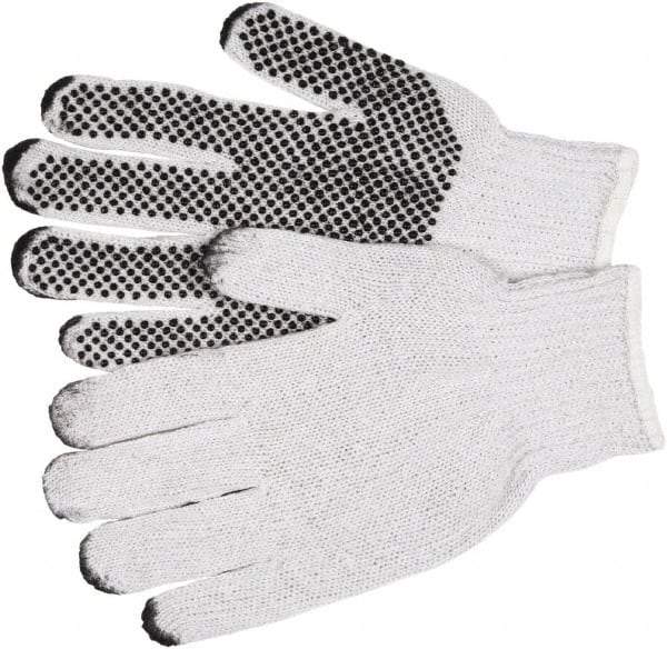 MCR Safety - Size M Cotton Blend General Protection Work Gloves - For General Purpose, Knit Wrist Cuff, Gray/Black, Paired - All Tool & Supply