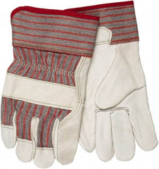 MCR Safety - Size S General Protection Work Gloves - For Work & Driver, Uncoated, Safety Cuff, Blue/Red, Paired - All Tool & Supply