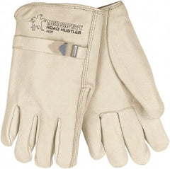 MCR Safety - Size M General Protection Work Gloves - For Work & Driver, Uncoated, Cream, Paired - All Tool & Supply