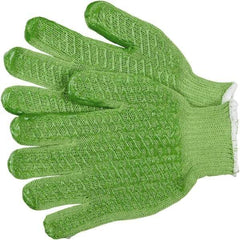 MCR Safety - Size L General Protection Work Gloves - For General Purpose, Knit Wrist Cuff, Green, Paired - All Tool & Supply