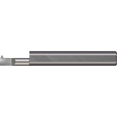 Micro 100 - Single Point Threading Tools; Thread Type: Internal ; Material: Solid Carbide ; Profile Angle: 60 ; Threading Diameter (Decimal Inch): 0.0400 ; Cutting Depth (Decimal Inch): 0.0750 ; Cutting Depth (mm): 1.90 - Exact Industrial Supply