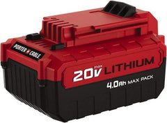 Porter-Cable - 20 Volt Lithium-Ion Power Tool Battery - 4 Ahr Capacity, 1 hr Charge Time, Series 20V Max - All Tool & Supply