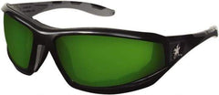 MCR Safety - Green Lenses, Framed Welding Glasses - Scratch Resistant, Size Universal, Wrap Around - All Tool & Supply