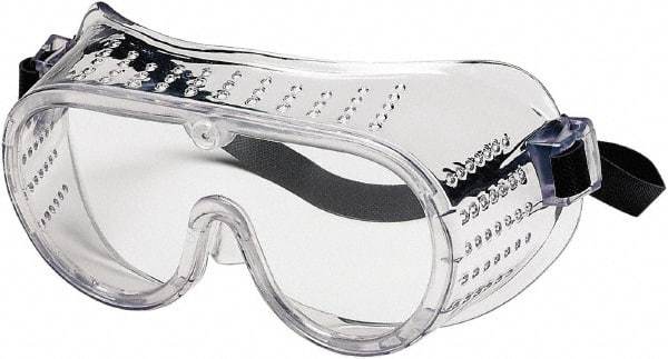 MCR Safety - Clear Lenses, Frameless Safety Glasses - Scratch Resistant, Size Universal, Wrap Around - All Tool & Supply